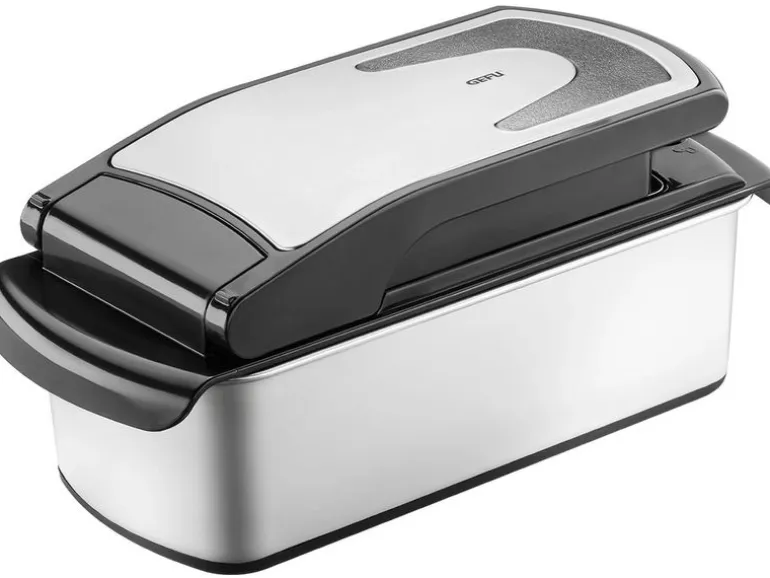 GEFU Würfel & Stifteschneider Schwarz/Silber