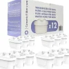 GenericFilter Wasserfilterkartuschen für Brita Maxtra+ 12 Stück