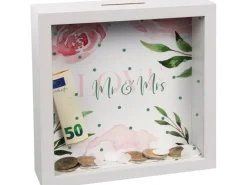 Goldbuch Spardose Mr. & Mrs. 18 x 18 cm