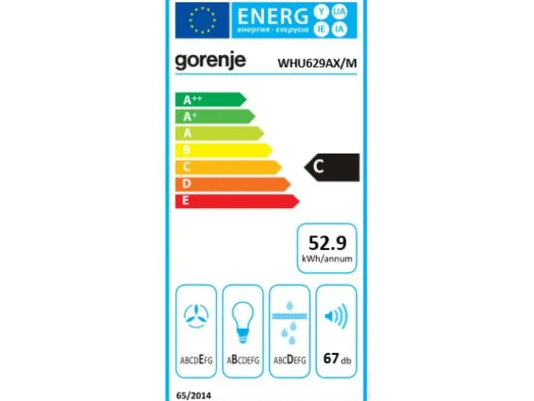 Gorenje Dunstabzugshaube WHU 629 AX/M 3 Stufen
