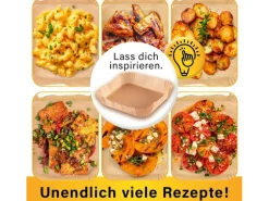 GOURMETmaxx Backpapierschalen, 16 x 16 x 4.5 cm, 50 Stück