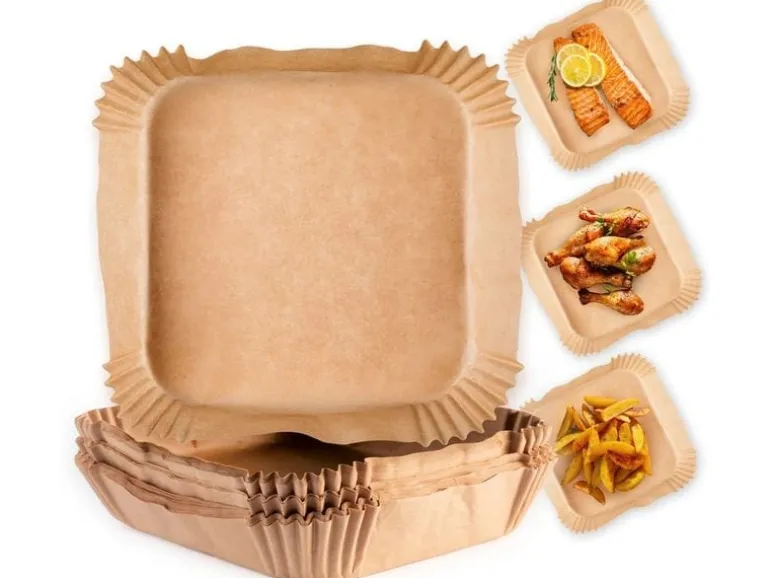 GOURMETmaxx Backpapierschalen, 16 x 16 x 4.5 cm, 50 Stück