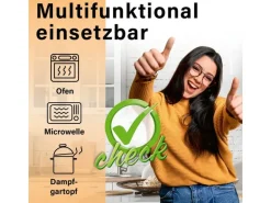 GOURMETmaxx Backpapierschalen, 23 x 23 x 4.5 cm, 50 Stück