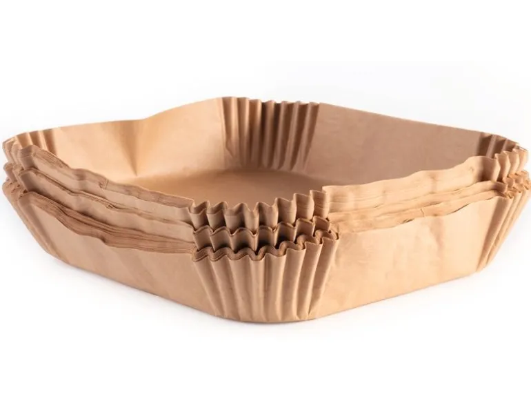 GOURMETmaxx Backpapier 100 Stück, 16 x 16 x 4.5 cm