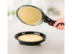 GOURMETmaxx Crêpe Maker 750 W Schwarz