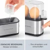 GOURMETmaxx Eierkocher Kompakt 2.0 Silber, 2 Eier