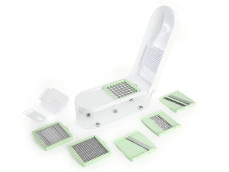 GOURMETmaxx Gemüseschneider Grün/Weiss