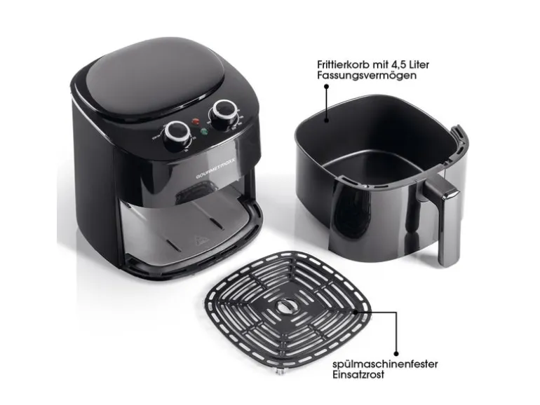 GOURMETmaxx Heissluft-Fritteuse 4.5 l