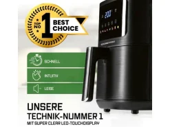 GOURMETmaxx Heissluft-Fritteuse AirGenius S 4.5 l