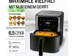 GOURMETmaxx Heissluft-Fritteuse 6.5 l