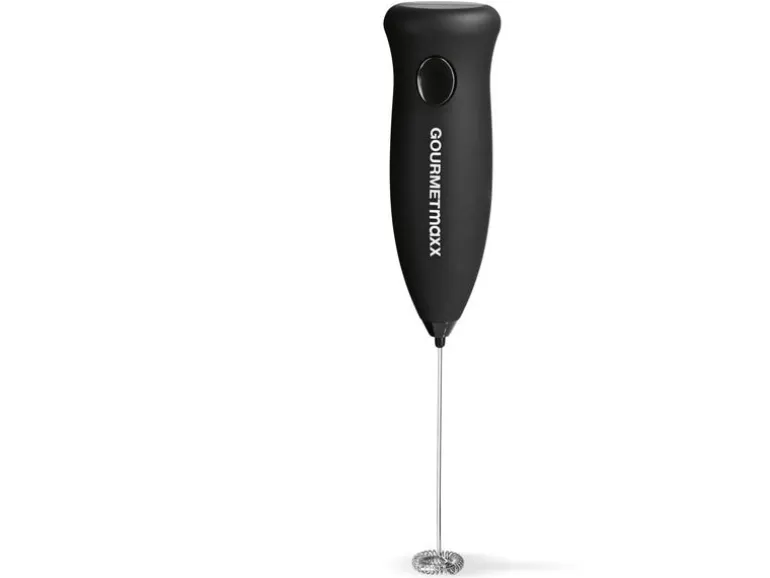 GOURMETmaxx Milchschäumer Schwarz