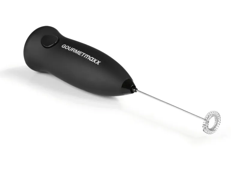 GOURMETmaxx Milchschäumer Schwarz