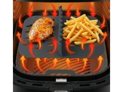 GOURMETmaxx Silikonform 21 x 21 x 8 cm, Anthrazit
