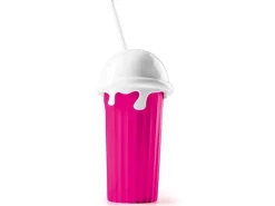 GOURMETmaxx Slushy Ice Maker 0.33 l, Weiss/Rosa