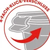 GOURMETmaxx Vorratsbehälter Klick-It 5.86 l, Blau/Transparent