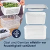 GOURMETmaxx Vorratsdose 12-teilig, 4 l, Weiss