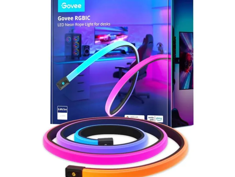 Govee LED Stripe Neon Gaming Table Light, 3 m, RGBIC, Wi-Fi + BT
