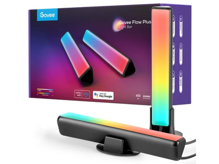 Govee Lichtbalken Flow Plus, RGBICWW, WiFi + Bluetooth
