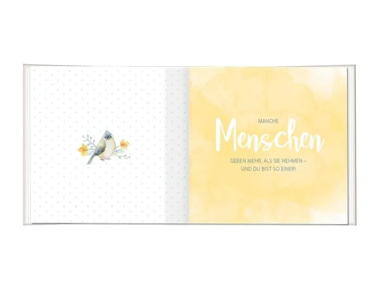 Grafik Werkstatt Minibuch Dankeschön