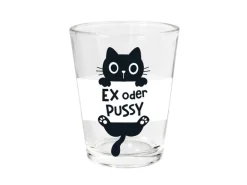 Grafik Werkstatt Schnapsglas Ex oder Pussy