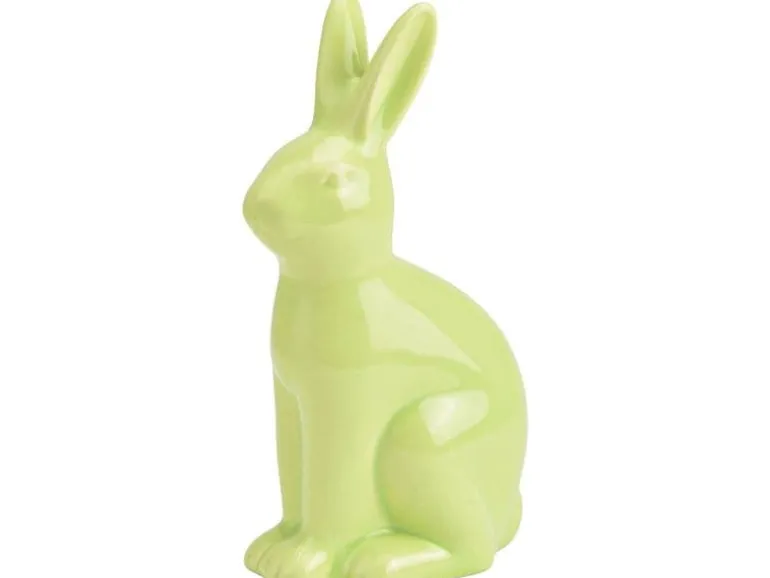 G. Wurm Aufsteller Hase 16 cm, Grün