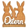 G. Wurm Aufsteller Hase mit Schriftzug Ostern 21 x 22 x 5 cm
