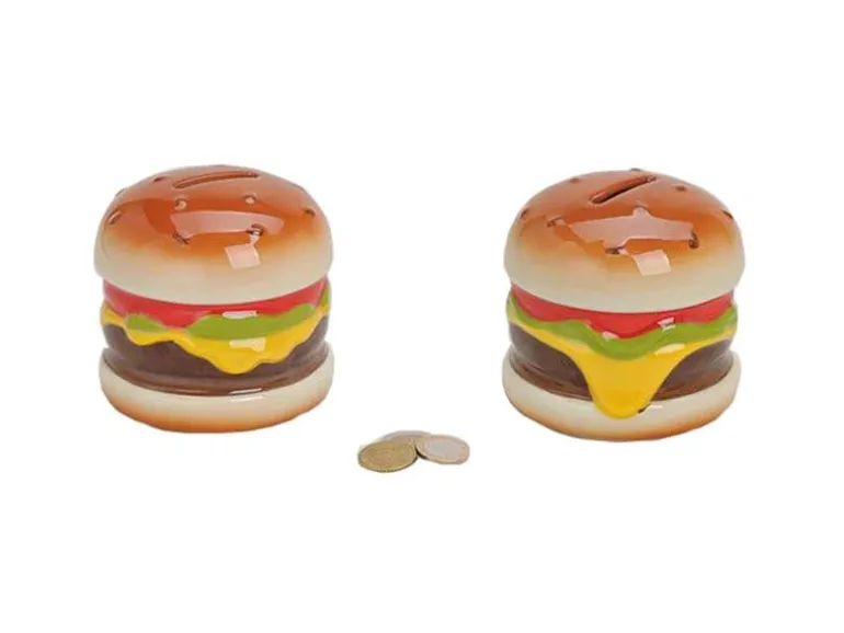 G. Wurm Spardose Hamburger 10 x 10 cm