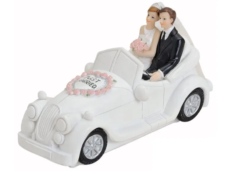 G. Wurm Spardose Hochzeitsauto 7 x 16 x 9 cm