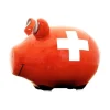 G. Wurm Spardose Schweizer Bank 12.5 x 9 x 9 cm