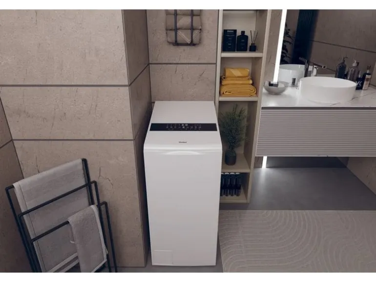 Haier Waschmaschine HW90-BPD13386U-S Oben (Toplader)