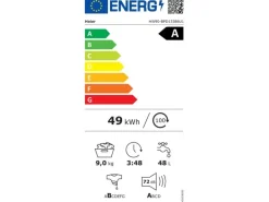 Haier Waschmaschine HW90-BPD13386U-S Oben (Toplader)