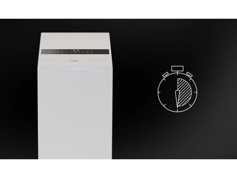 Haier Waschmaschine HW90-BPD13386U-S Oben (Toplader)