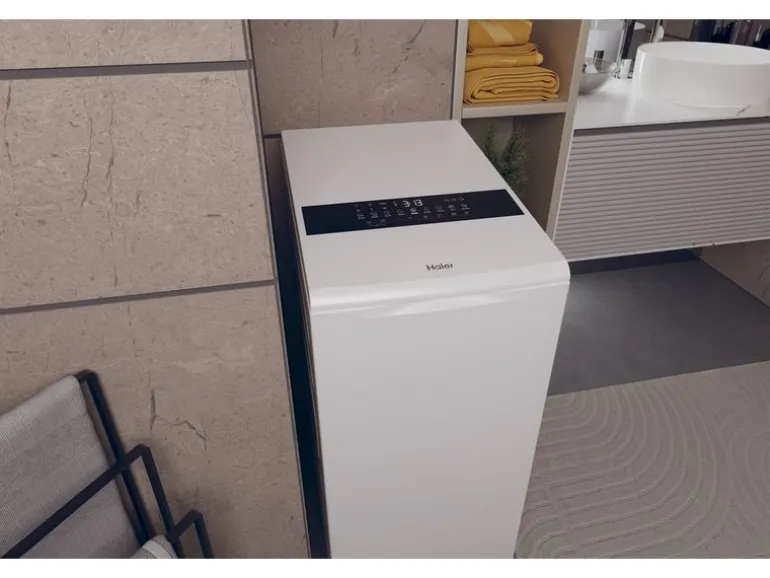 Haier Waschmaschine HW90-BPD13386U-S Oben (Toplader)