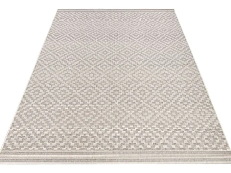 Hanse Home Raute In- & Outdoor Teppich 160 x 230 cm, Grau/Crème