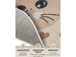 Hanse Home Spielteppich Cat 140 cm, Beige