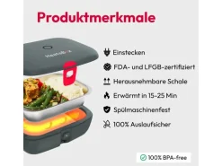 HeatsBox Lunchbox Style Grau