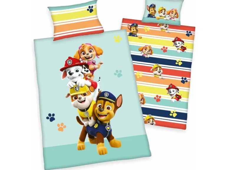 Herding Kinderbettwäsche Paw Patrol 100 x 135 cm + 40 x 60 cm