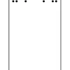 Herlitz Flipchart Block 65 x 98 cm, blanko, Weiss, 5 Stück