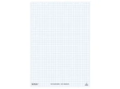 Herlitz Flipchartblock 65 x 98 cm, kariert, 20 Blatt