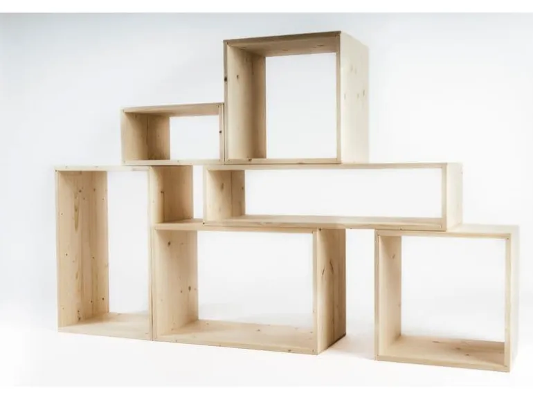 Holz Zollhaus Regal Lotti 20 x 40 x 30 cm, Nature