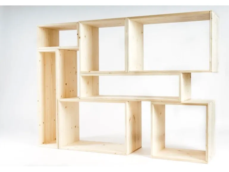 Holz Zollhaus Regal Lotti 20 x 40 x 30 cm, Nature