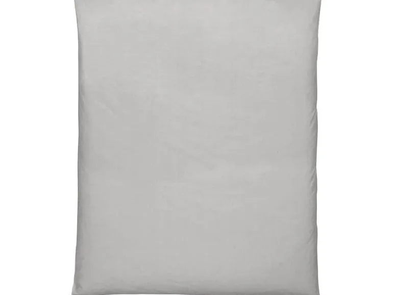 Home Fashion Duvetbezug Halbleinen uni grau 200 x 210 cm