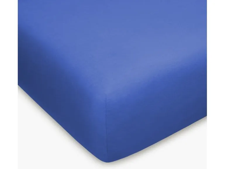 Home Fashion Fixleintuch Jersey Royal Blue/Blau, 90-100 x 200 cm