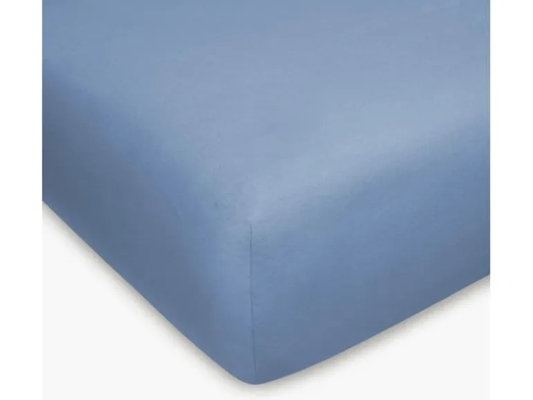 Home Fashion Fixleintuch Jersey Jeansblau/Blau, 180 x 200 cm
