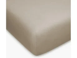 Home Fashion Fixleintuch Jersey taupe, 90-100 x 200 cm Baumwolle