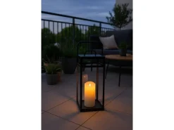 Home Fashion Laterne Laterne 30 cm, Schwarz