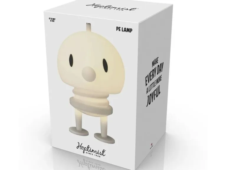 Hoptimist Tischleuchte Soft PE-Lampe XL, 15 x 15 x 23 cm, Weiss