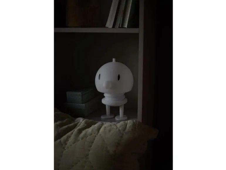 Hoptimist Tischleuchte Soft PE-Lampe XL, 15 x 15 x 23 cm, Weiss