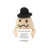 I AM CREATIVE Glücksbringer Positiv Potato mit Hut
