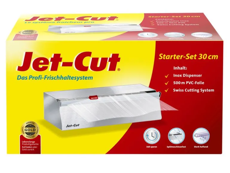 Jet-Cut Folienschneider Inox 30 cm Silber